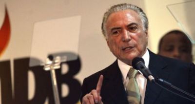 PMDB quer comandar o país a partir de 2018, diz Michel Temer