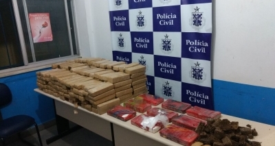 Mulher é presa com 300 kg de maconha em Feira de Santana